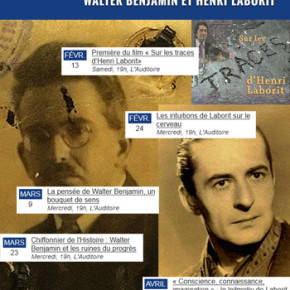 Deux inclassables du XXe siècle : Walter Benjamin et Henri Laborit